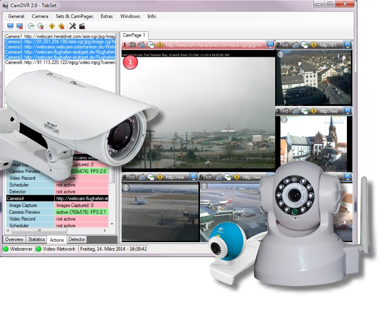 Software viewer ip cameras